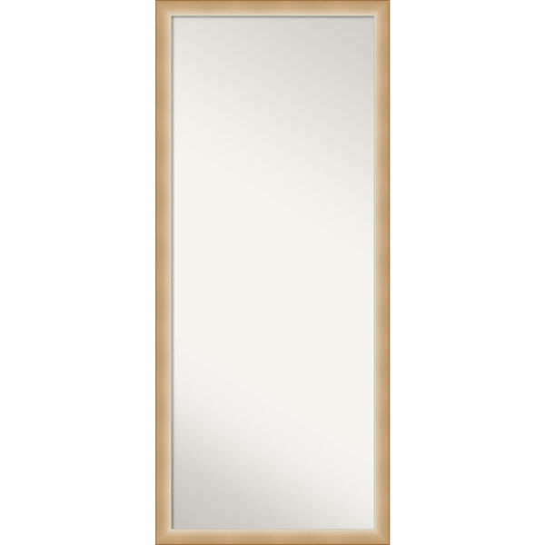 Eva Gold 27W X 63H-Inch Full Length Floor Leaner Mirror, image 1