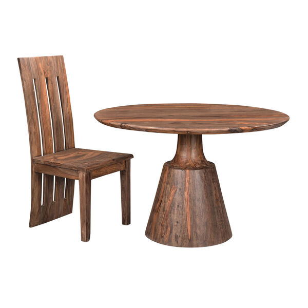 Brownstone Brown Round Dining Table, image 5