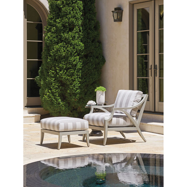 Silver Sands Soft Gray Lounge Chair, image 3