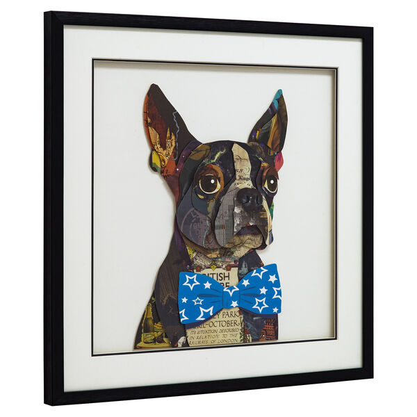 Hipster Doggy I Framed Wall Art, image 2