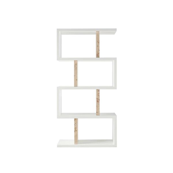 Tranquility Poise White and Gold Etagere, image 1