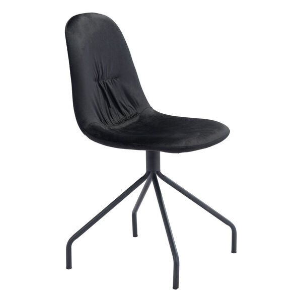 Slope Black Dining Chair, Set of Two, image 1