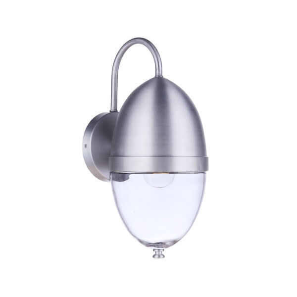 Sivo Satin Aluminum Seven-Inch One-Light Outdoor Wall Sconce, image 2