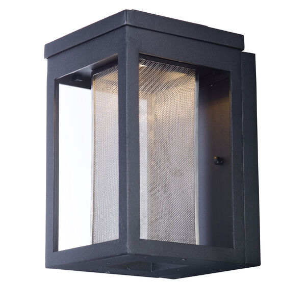 Salon LED Black 10-Inch LED Outdoor Wall Mount, image 1