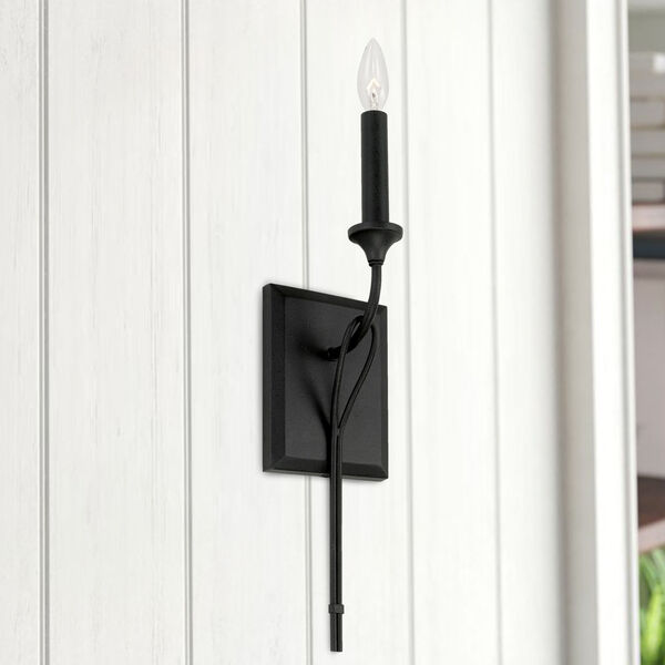 Bentley Black One-Light Wall Sconce, image 3
