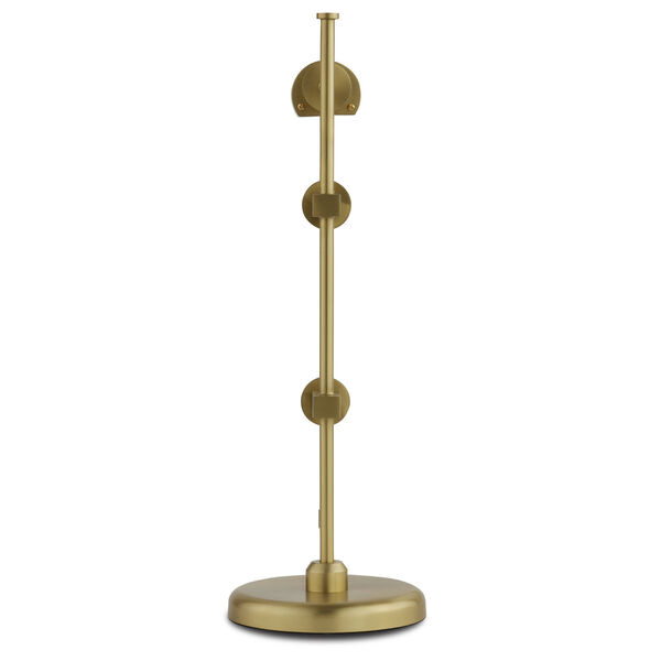 Satire Brushed Brass One-Light Integrated LED Table Lamp, image 5