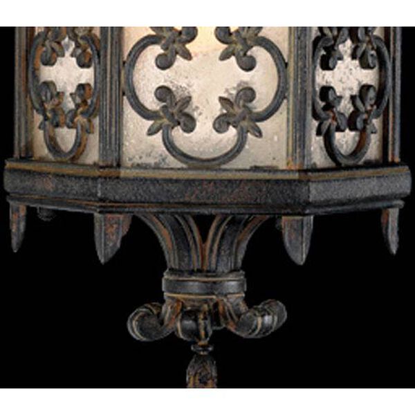 Costa Del Sol One-Light Outdoor Wall Mount in Wrought Iron Finish, image 3
