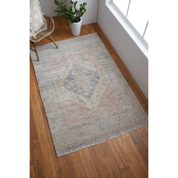Caldwell Ivory Blue Red Area Rug, image 5