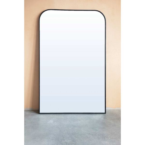 Black 42 x 65-Inch Framed Wall Mirror, image 2