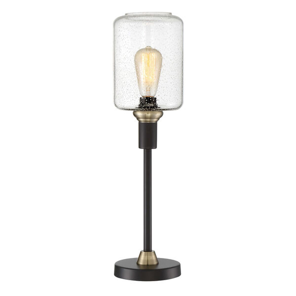 Luken Black Antique Brass 24-Inch One-Light Table Lamp, image 1