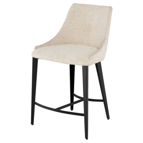 Renee Beige and Black Counter Stool, image 1