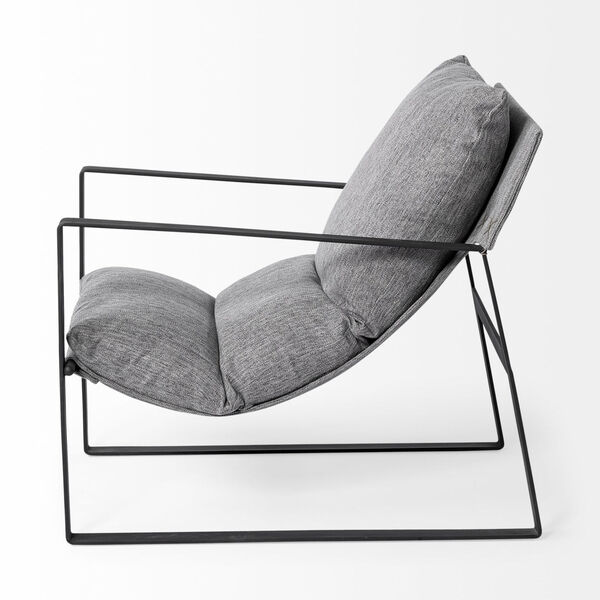 Guilia Castlerock Gray Sling Arm Chair, image 4