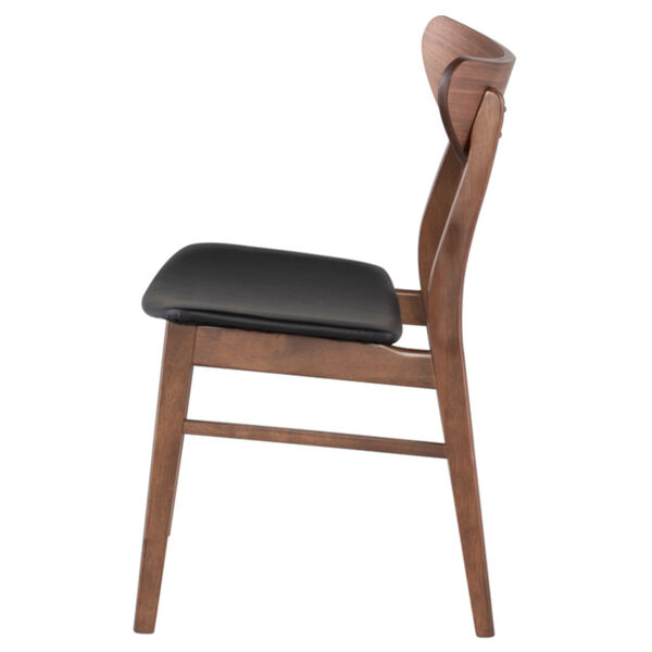 Colby Walnut and Black Dining Chair, image 3