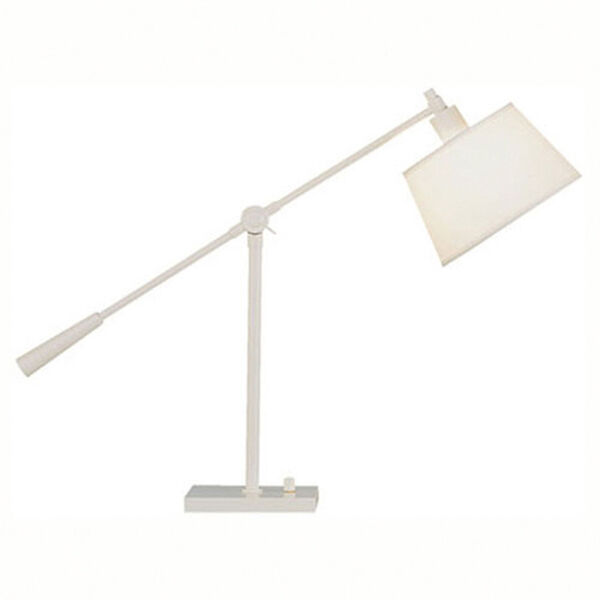 Real Simple Winter White Powder One-Light Desk Lamp, image 1