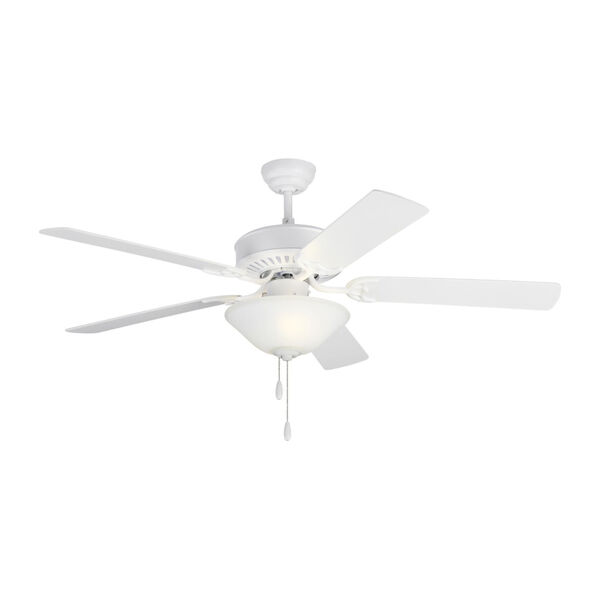 Haven Matte White 52-Inch LED Ceiling Fan, image 1