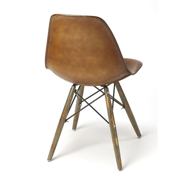 Brown 32-Inch Side Chairs, image 2