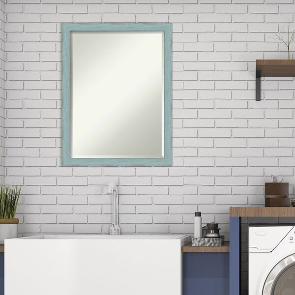 Sky Blue and Gray 20W X 26H-Inch Decorative Wall Mirror, image 6