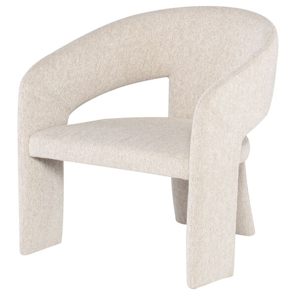 Anise Shell White Occasional Chair, image 1