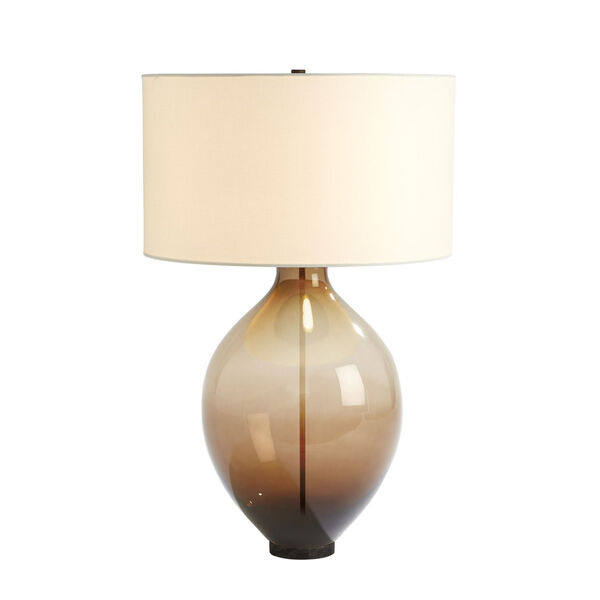Amphora Topaz Two-Light Glass Table Lamp, image 1