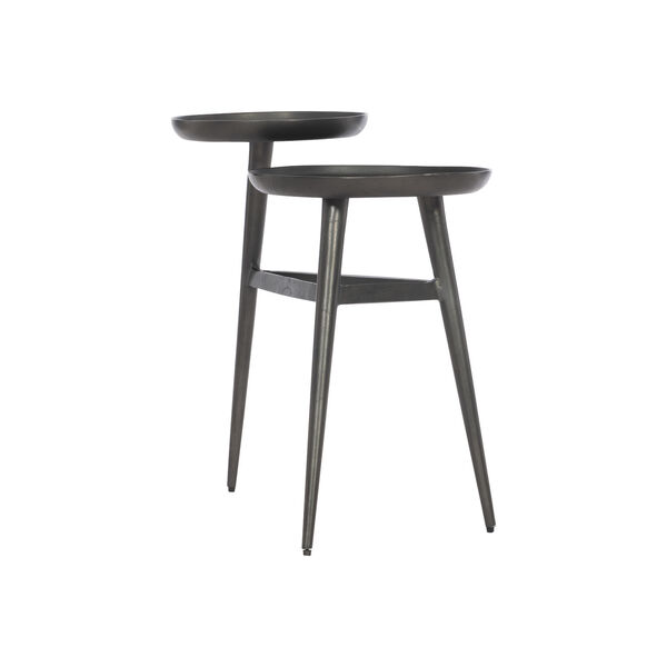 Troy Black Nickel Accent Table, image 3