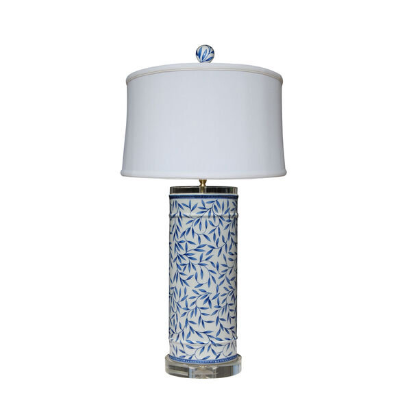 Porcelain Ware Blue and White 29-Inch One-Light Table Lamp, image 1