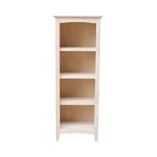 Beige Bookcase with Three Shelves, image 2