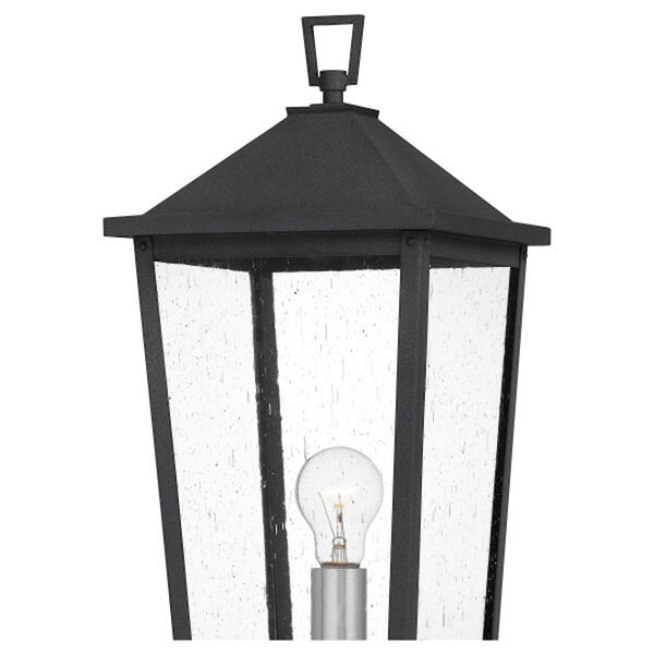 Stoneleigh Mottled Black One-Light Outdoor Post Lantern, image 5