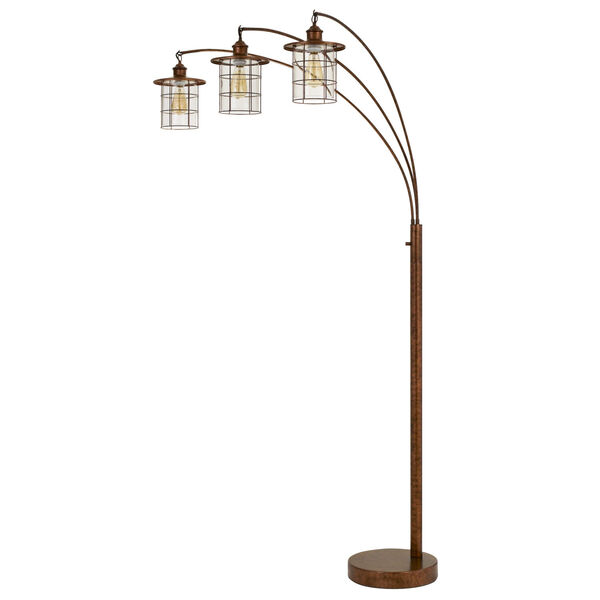 Silverton Rust Three-Light Floor Lamp, image 1