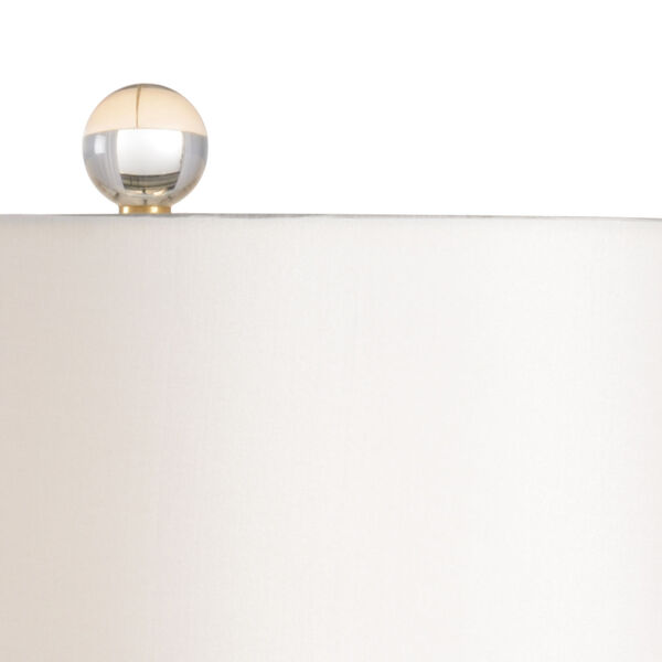 Shayla Copas White Glaze and Metallic Gold One-Light Table Lamp, image 3