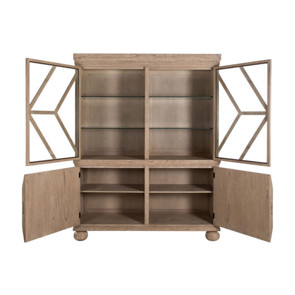 Delmont Blonde Natural and Antique Bronze Cabinet, image 4