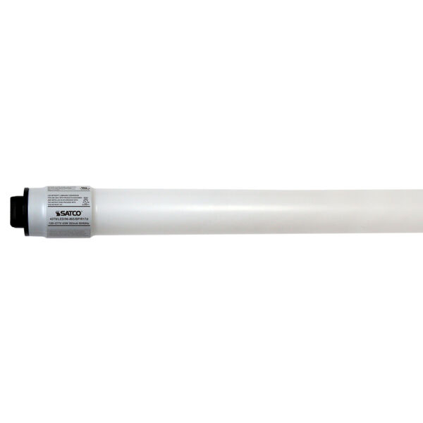 SATCO Gloss White LED T8 Recessed 43 Watt LED T8 Bulb with 6500K 5500 Lumens 82 CRI and 210 Degrees Beam, image 1