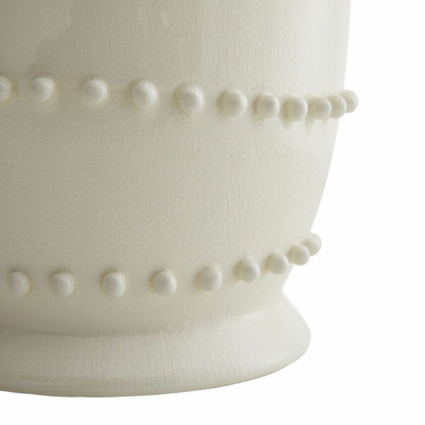 Spitzy Ivory and Off White One-Light Table Lamp, image 4