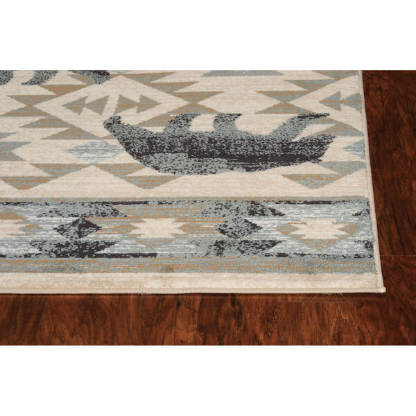 Chester Montana Ivory and Blue Area Rug, image 2