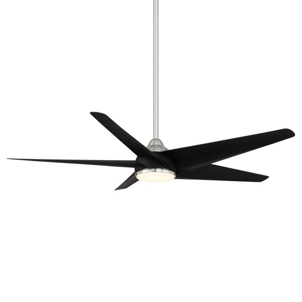 Viper Brushed Nickel Matte Black 60-Inch LED Smart Indoor Outdoor Ceiling Fan, image 1