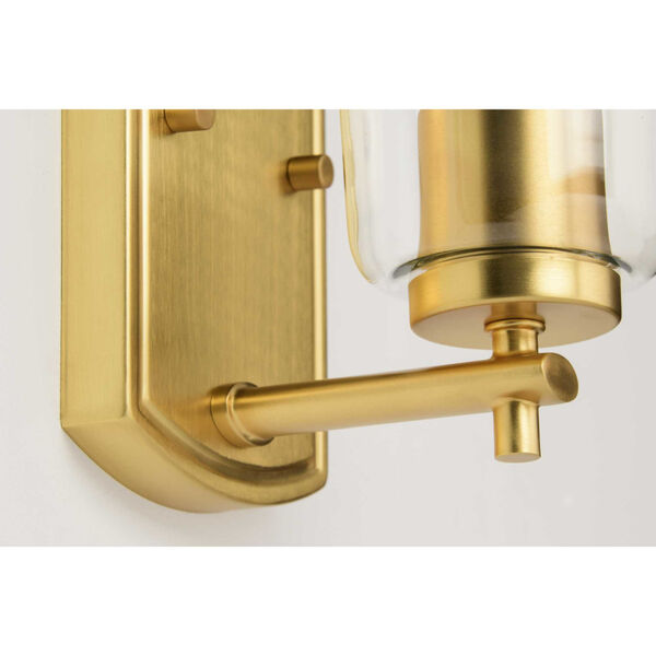 P300154-012 Adley Satin Brass Four-Inch One-Light Bath Vanity, image 2