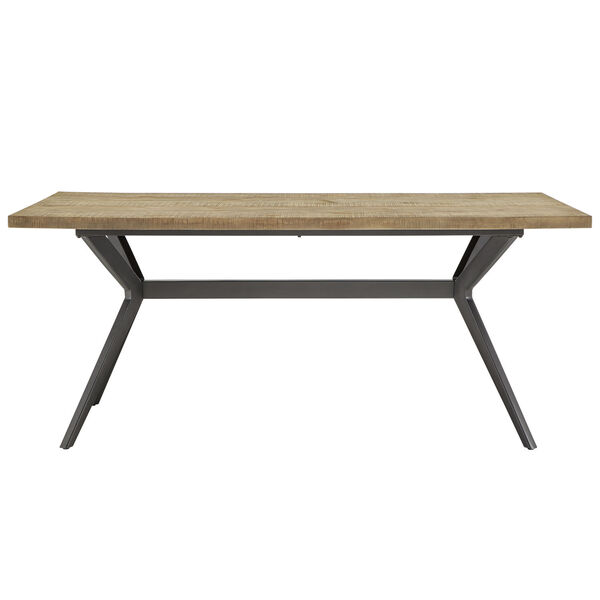 Xavier Black and Light Pine Dining Table, image 2