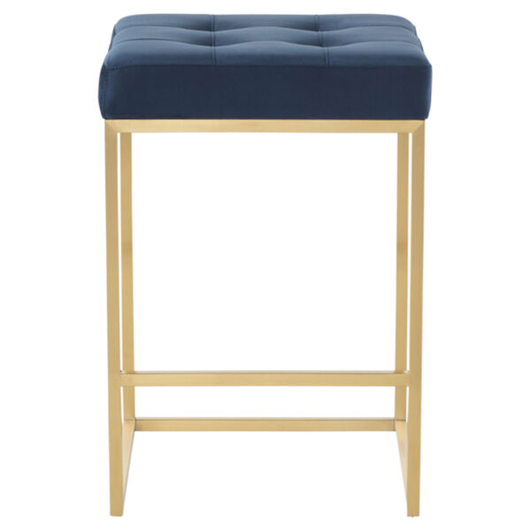 Chi Navy and Gold Counter Stool, image 2