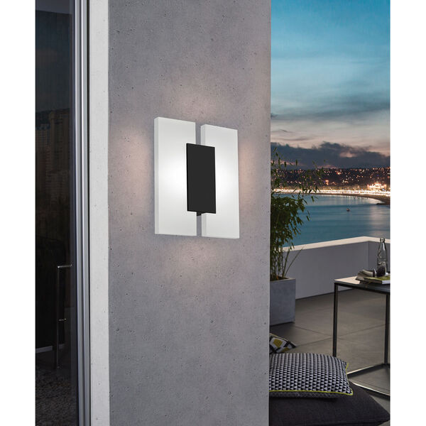 Metrass 2 Black Two-Light LED Wall Sconce, image 2