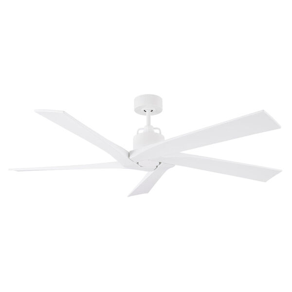 Aspen Matte White 56-Inch Indoor Outdoor Ceiling Fan, image 1