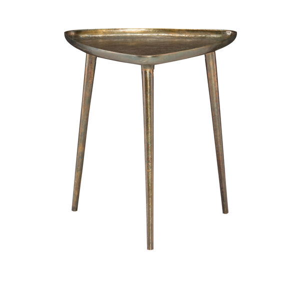 Buckley Antique Brass End Table, image 1