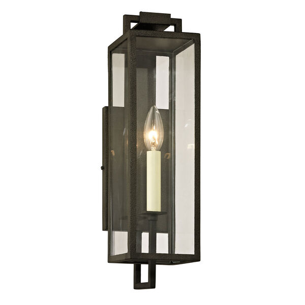 Beatty Forged Iron One-Light Outdoor Wall Sconce, image 1