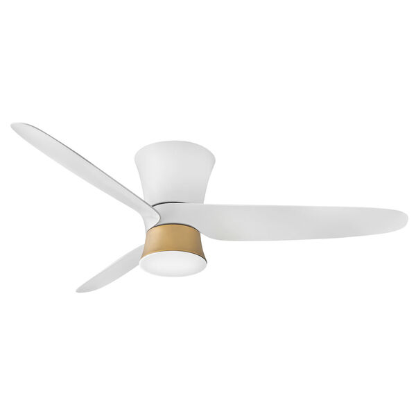 Neo Matte White 52-Inch LED Ceiling Fan, image 4