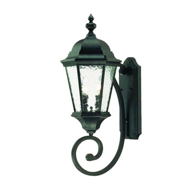 Telfair Matte Black Two-Light 24.5-Inch Outdoor Wall Mount, image 1