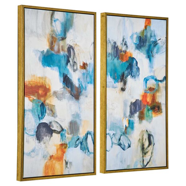 Multicolor Casual Moments Framed Abstract Wall Art, Set Of Two, image 4