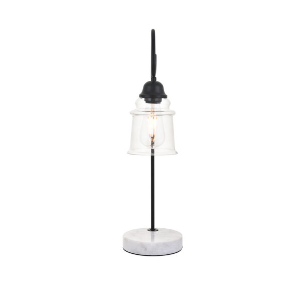 Spire Black and White One-Light Table Lamp, image 6