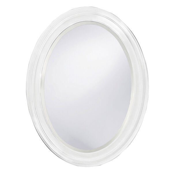 George White Oval Mirror, image 1