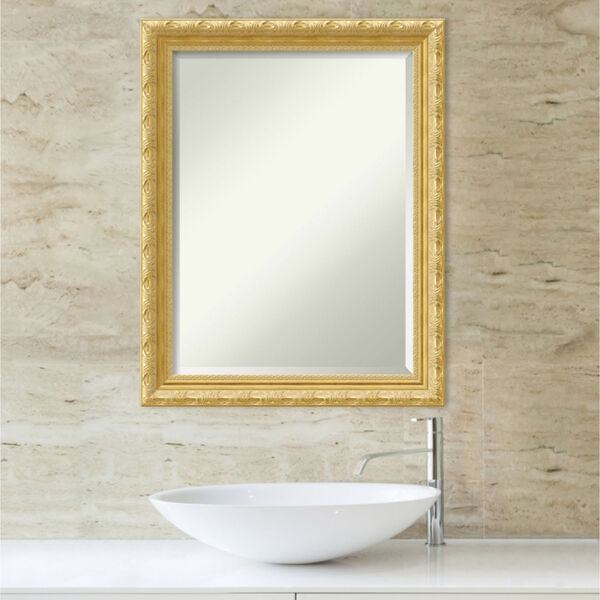 Versailles Gold 22W X 28H-Inch Bathroom Vanity Wall Mirror, image 5