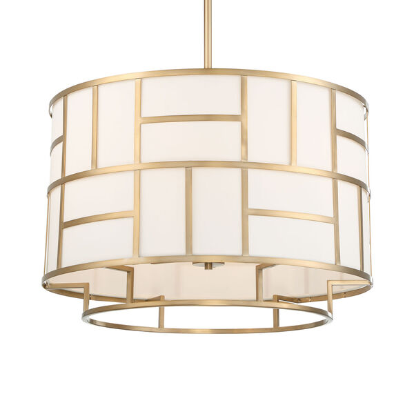 Danielson Vibrant Gold Six-Inch Chandelier, image 1
