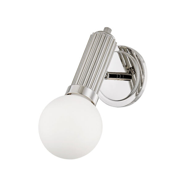 Reade Polished Nickel One-Light Wall Sconce, image 1