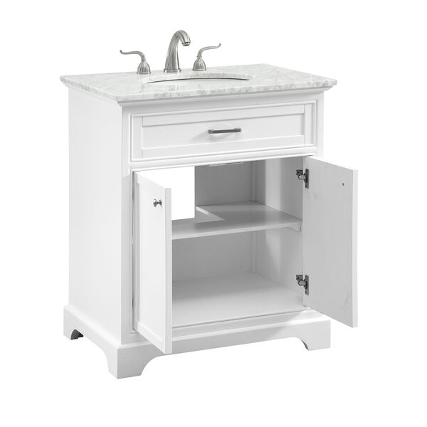 Americana White 30-Inch Vanity Sink Set, image 3